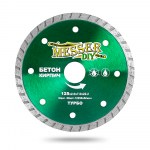 Алмазный турбо диск MESSER-DIY диаметр 125 мм для резки бетона и кирпича