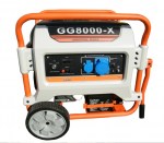 Бензиновый генератор резервного электроснабжения с воздушным охлаждением GG8000-Х