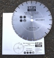 Диск лазерный по бетону STEM Techno CL 350