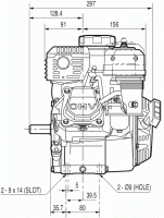 Двигатель бензиновый GX 120 (Q тип)