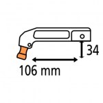 Плечо для С-клещей (тип RC2)