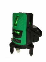 Построитель лазерных плоскостей самовыравнивающийся ZITREK LL4V1H-Li-GL (5 линий, зеленый луч, литиевый аккумулятор, кейс) 065-0159