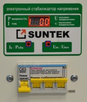 Стабилизатор напряжения симисторный (тиристорный) SUNTEK ТТ 20000 ВА 130-270 Вольт