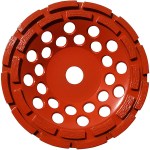 Чашка двурядная D180/22,23/24 (25x6,5x6) GROST для мозаично-шлифовальной машины
