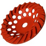 Чашка турбо D180/22,23/12 (30x6x8) GROST для мозаично-шлифовальной машины
