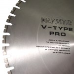 Диск сегментный V Type д. 900*3,5*35/25,4 (40*4,6*12)мм | 50z/железобетон/wet DIAMASTER