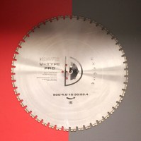 Диск сегментный V Type д. 900*3,5*35/25,4 (40*4,6*12)мм | 50z/железобетон/wet DIAMASTER