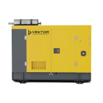 Дизельный генератор Vektor AD-50Y-T400 в кожухе