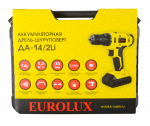 Дрель-шуруповерт аккумуляторная Eurolux ДА-14/2Li