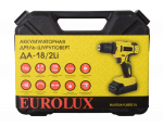 Дрель-шуруповерт аккумуляторная Eurolux ДА-18/2Li