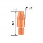 FUBAG Контактный наконечник M10х35 мм CuCrZr D=1.6 мм (25 шт.)