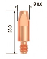 FUBAG Контактный наконечник M6х28 мм ECU D=0.9 мм (25 шт.)
