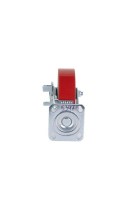 Колесо большегрузное поворотное SCpb 63 150 мм полиуретановое с тормозом (N)