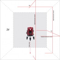 Лазерный уровень ADA 3D LINER 2V