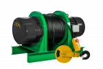 Лебедка электрическая KCD 1500/3000 кг, 100/50 м 380В