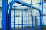 Тележка платформенная TOR ТП-2С (600х900) с бортами из сетки и двумя ручками (колеса 160 мм)