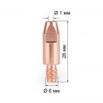 Наконечник FoxWeld M6х28х1.0 (140.0242/MD0009-10, пр-во FoxWeld/КНР)