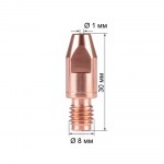 Наконечник FoxWeld М8х30х1.0 (CuCrZr) (140.0316/MD0005-8, пр-во FoxWeld/КНР)