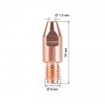 Наконечник FoxWeld M8х30х1.6 (140.0587/MD0005-16, пр-во FoxWeld/КНР)