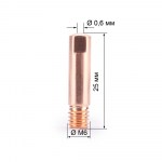 Наконечник М6х25х0.6 прямой (140.0008/MD0008-06, пр-во FoxWeld/КНР)