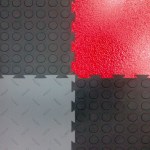 Напольное покрытие Шагрень, красное, 1м2