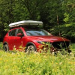Палатка на крышу автомобиля Box, белая