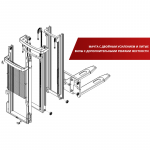 Самоходный Штабелер с Платформой для Оператора BX 4015 OXLIFT 4000 мм 1500 кг