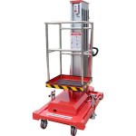 Самоходный телескопический одномачтовый подъемник GROST Single Drive 0.125-9