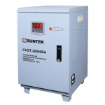 Стабилизатор напряжения 20 квт SUNTEK 20000 ВА с функцией Грозозащита, морозостойкий