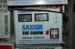 однофазный стабилизатор напряжения sassin 5000 ВА(без коробки)