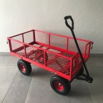 Тележка четырёхколёсная с бортами 140кг