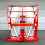 Телескопический Двухмачтовый Подъемник ZX-2-060 OXLIFT 6 м 200кг DC (от батареи)