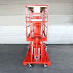Телескопический Двухмачтовый Подъемник ZX-2-080 OXLIFT 8000 мм 200 кг АС (от сети)