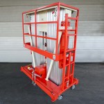 Телескопический Двухмачтовый Подъемник ZX-2-080 OXLIFT 8 м 200 кг DC (от батареи)