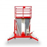 Телескопический Двухмачтовый Подъемник ZX-2-090 OXLIFT 9000 мм 200 кг АС (от сети)
