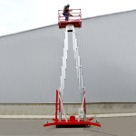 Телескопический Двухмачтовый Подъемник ZX-2-140 OXLIFT 14000 мм 150 кг АС (от сети)