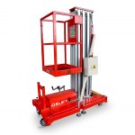 Телескопический Одномачтовый Подъемник ZX-1-100 OXLIFT 10 м 125 кг AC+DC