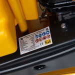 Виброплита TOR T-60 61 кг, 11кН LCT бак, коврик, колесный комплект