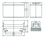 Аккумуляторная батарея POWERMAN CA12500/UPS