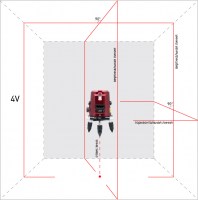 Лазерный уровень ADA 3D LINER 4V