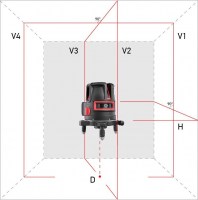 Лазерный уровень ADA PROLiner 4V