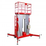 Телескопический Двухмачтовый Подъемник ZX-2-140 OXLIFT 14000 мм 150 кг АС (от сети)