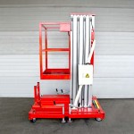 Телескопический Одномачтовый Подъемник ZX-1-100 OXLIFT 10 м 125 кг AC+DC