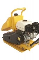 Виброплита TOR T-60 61 кг, 11кН Honda бак, коврик, колесный комплект